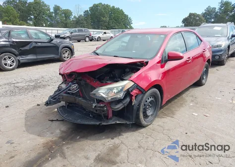 2015 Toyota Corolla Le from USA, damaged, VIN 2T1BURHE6FC478438